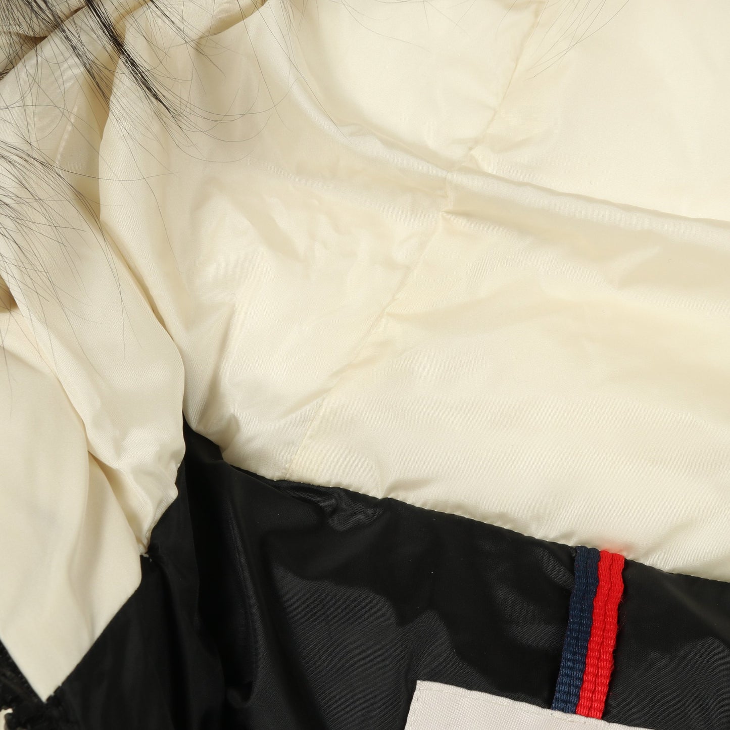APHROTITI アフィロッティ ダウンコート ナイロン オフホワイト フード付き モンクレール アウター MONCLER
