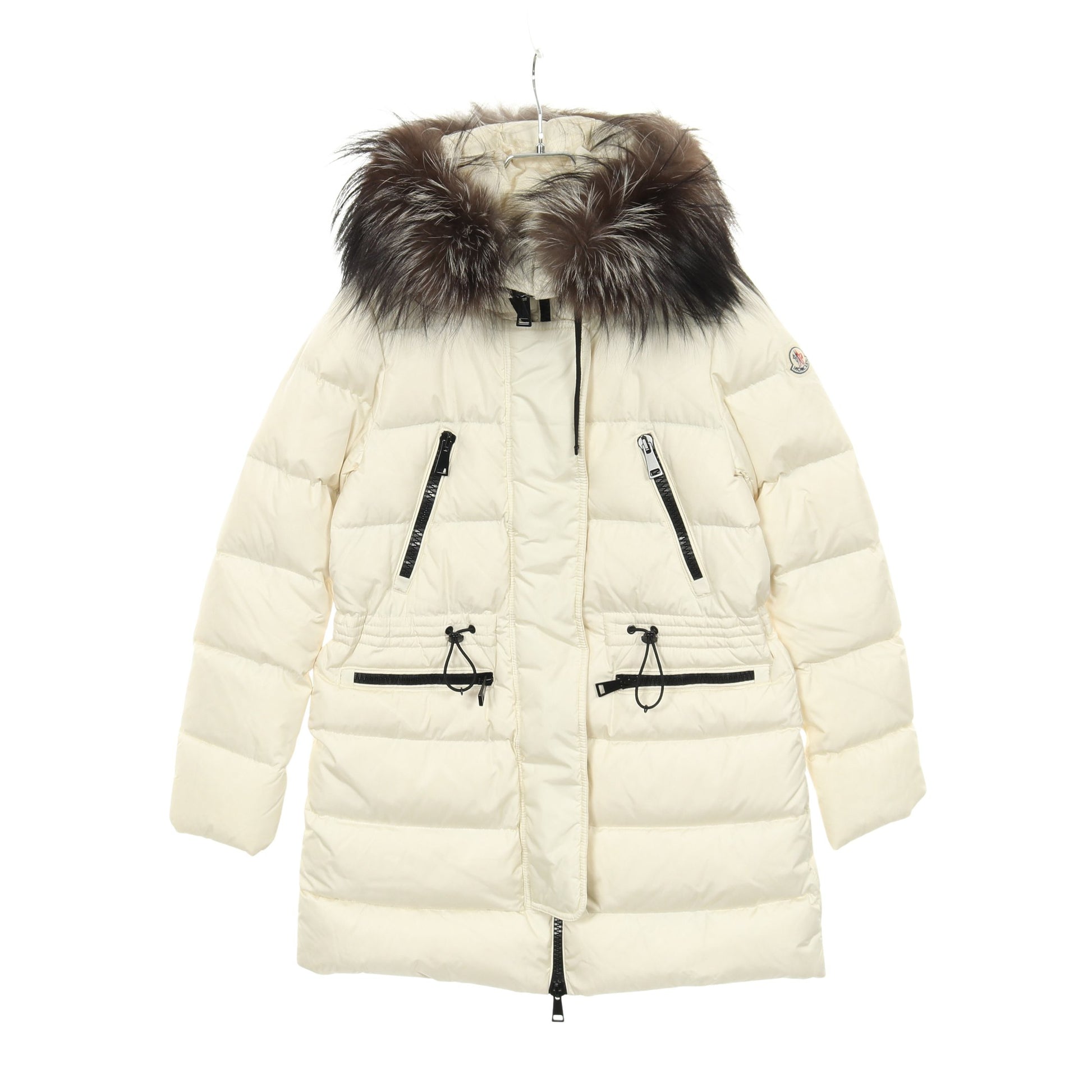 APHROTITI アフィロッティ ダウンコート ナイロン オフホワイト フード付き モンクレール アウター MONCLER