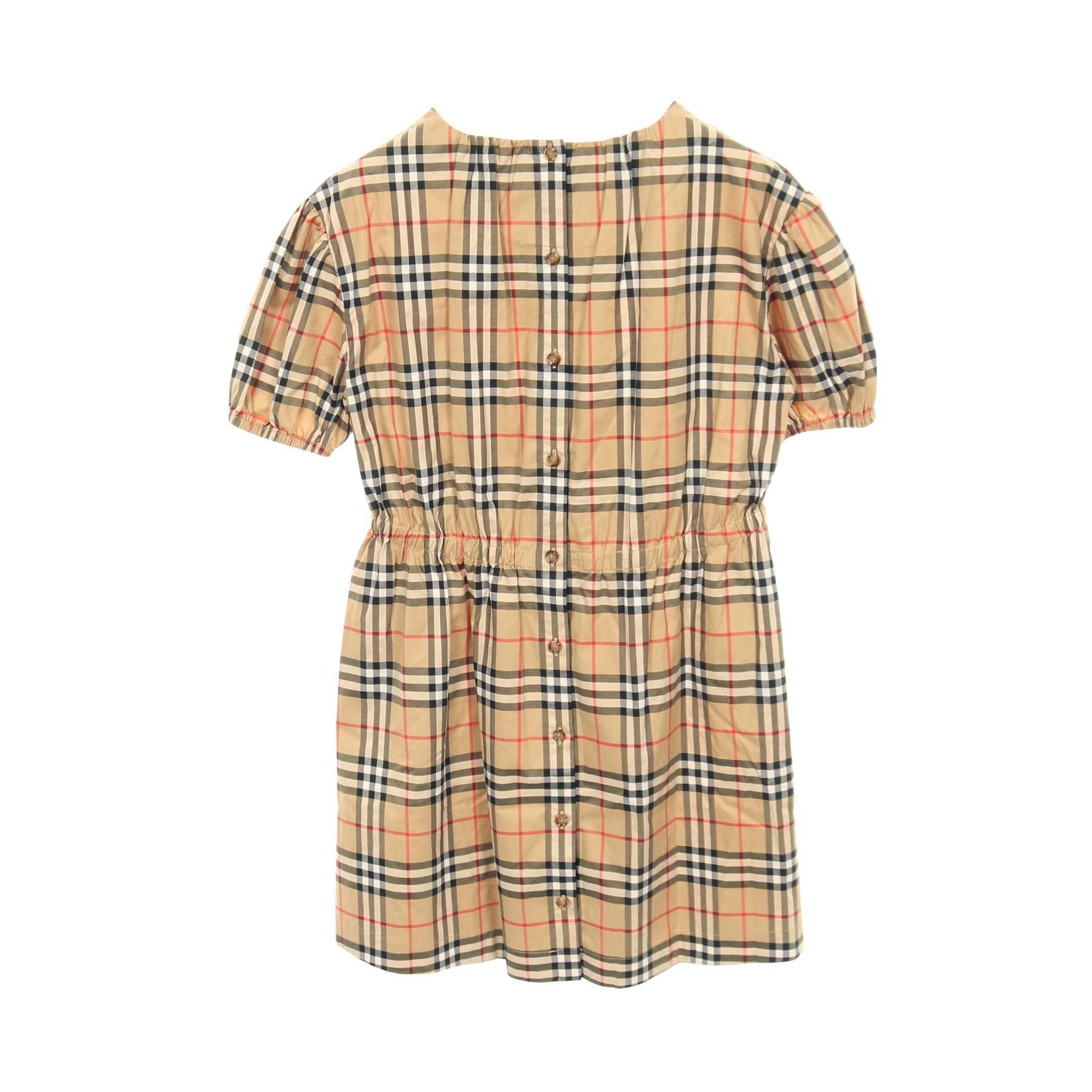 ノバチェック ワンピース コットン ベージュ キッズ バーバリー – RECLO