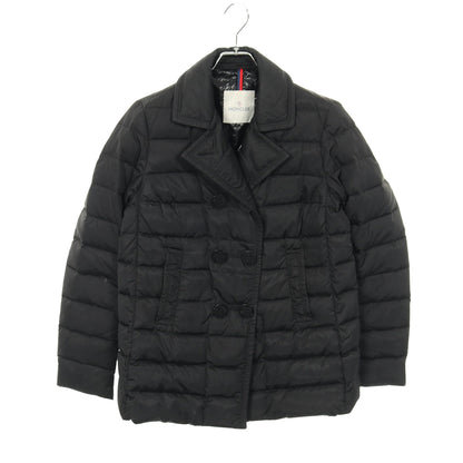 MARINE テーラード ダウンジャケット ナイロン ブラック ダブルブレスト モンクレール アウター MONCLER