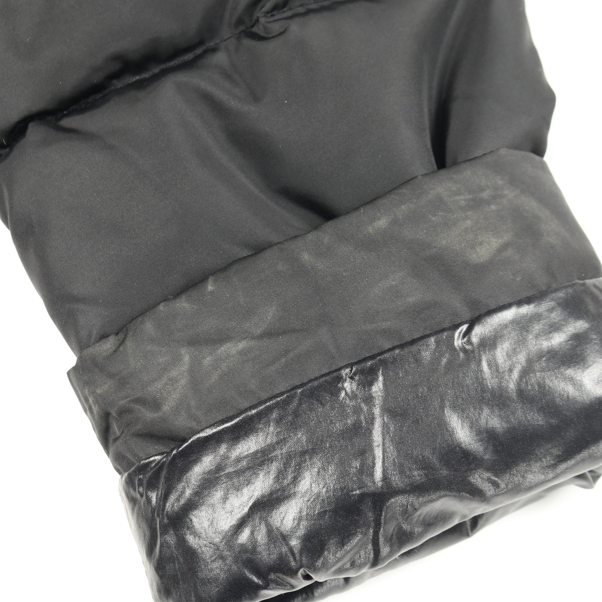 MARINE テーラード ダウンジャケット ナイロン ブラック ダブルブレスト モンクレール アウター MONCLER