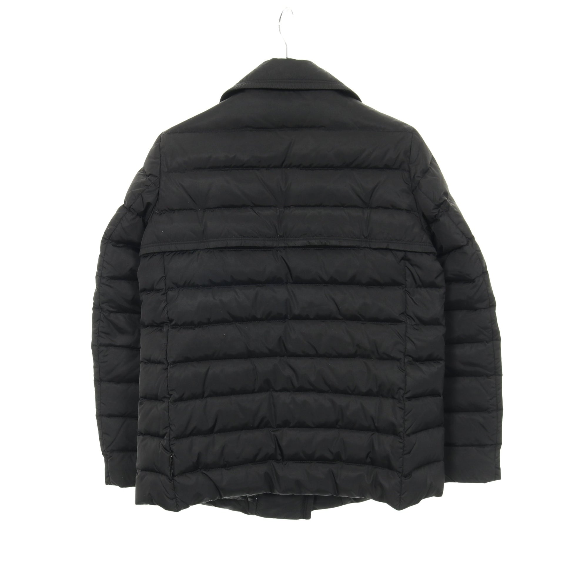 MARINE テーラード ダウンジャケット ナイロン ブラック ダブルブレスト モンクレール アウター MONCLER