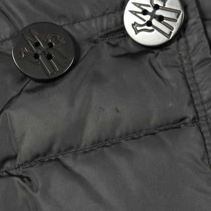 MARINE テーラード ダウンジャケット ナイロン ブラック ダブルブレスト モンクレール アウター MONCLER