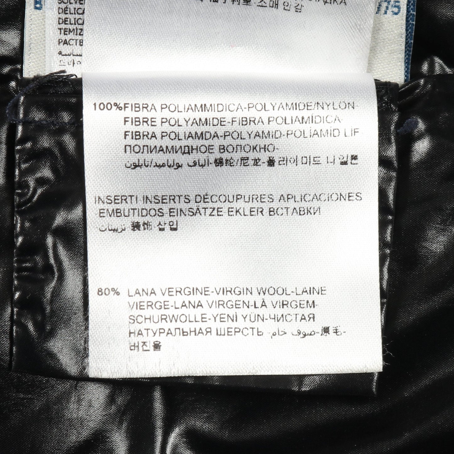 MARINE テーラード ダウンジャケット ナイロン ブラック ダブルブレスト モンクレール アウター MONCLER