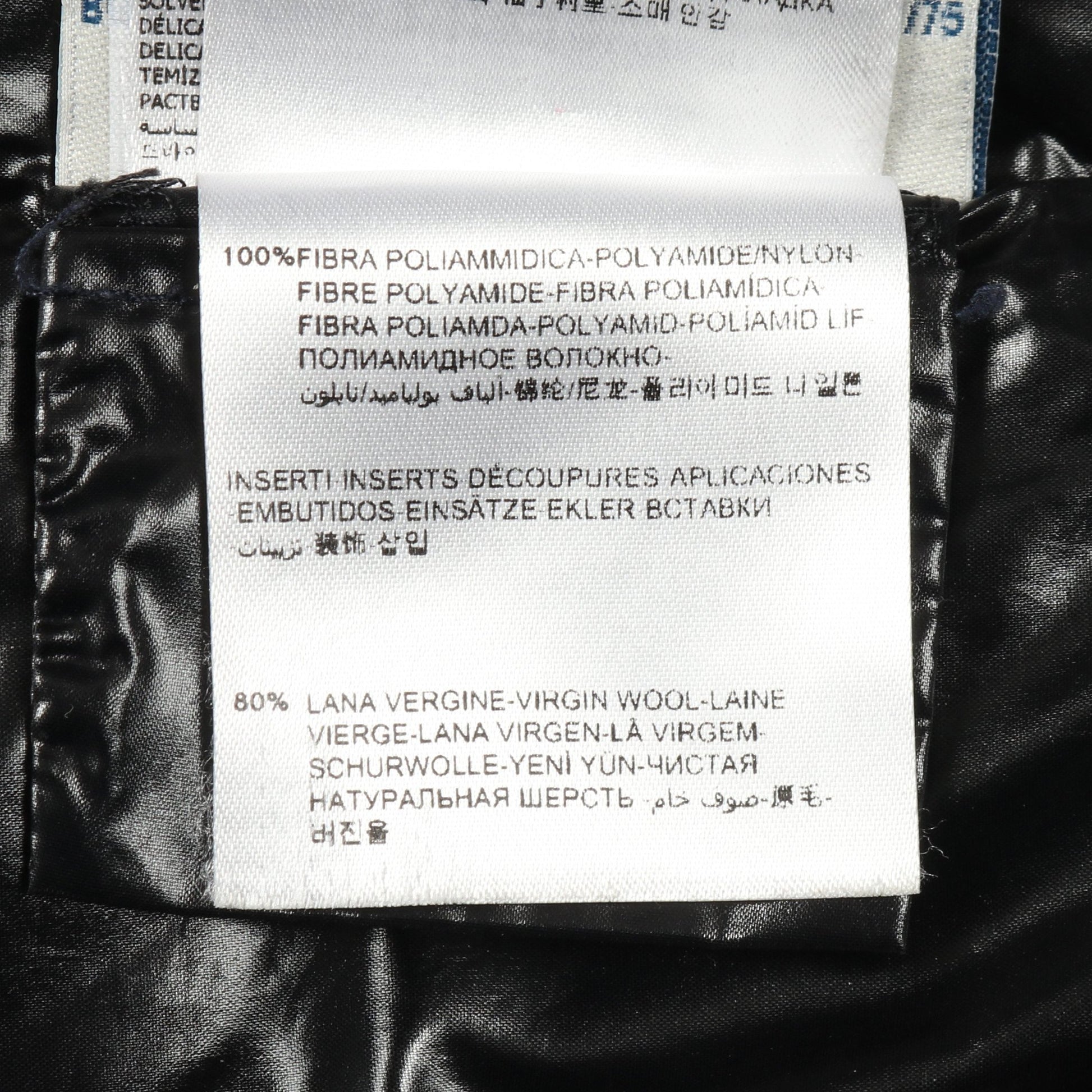 MARINE テーラード ダウンジャケット ナイロン ブラック ダブルブレスト モンクレール アウター MONCLER