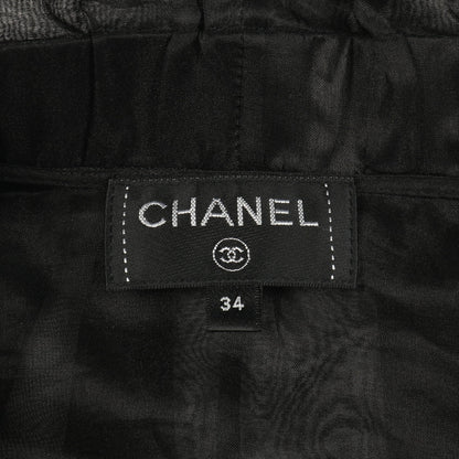 シアー ブラウス ボウタイ シルク ブラック シャネル トップス CHANEL