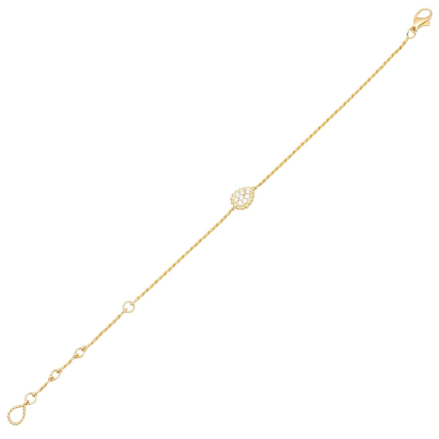 セルパンボエム ブレスレット ブレスレット K18YG ダイヤモンド クリア イエローゴールド ブシュロン アクセサリー Boucheron