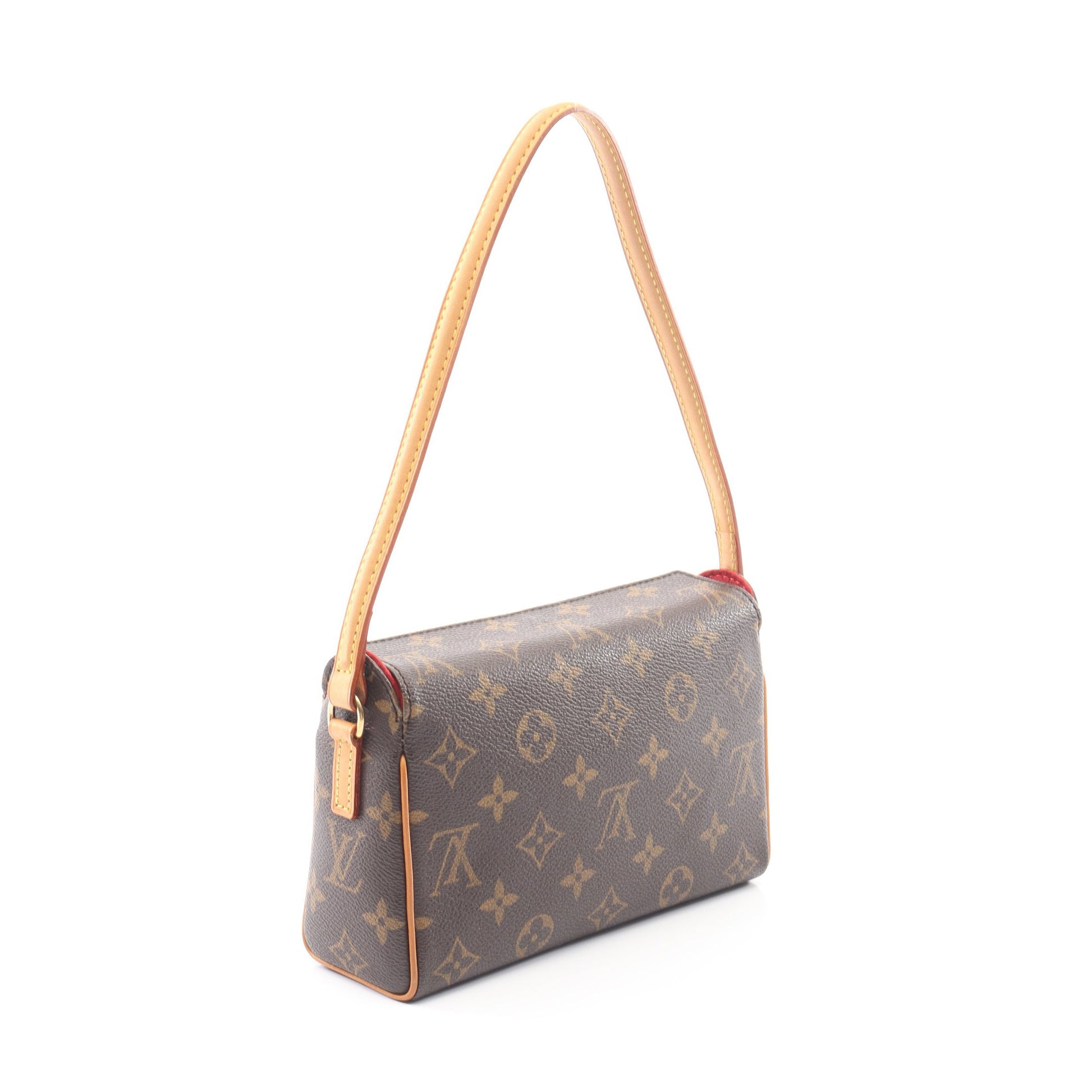 レシタル モノグラム ハンドバッグ PVC レザー ブラウン ルイヴィトン バッグ LOUIS VUITTON
