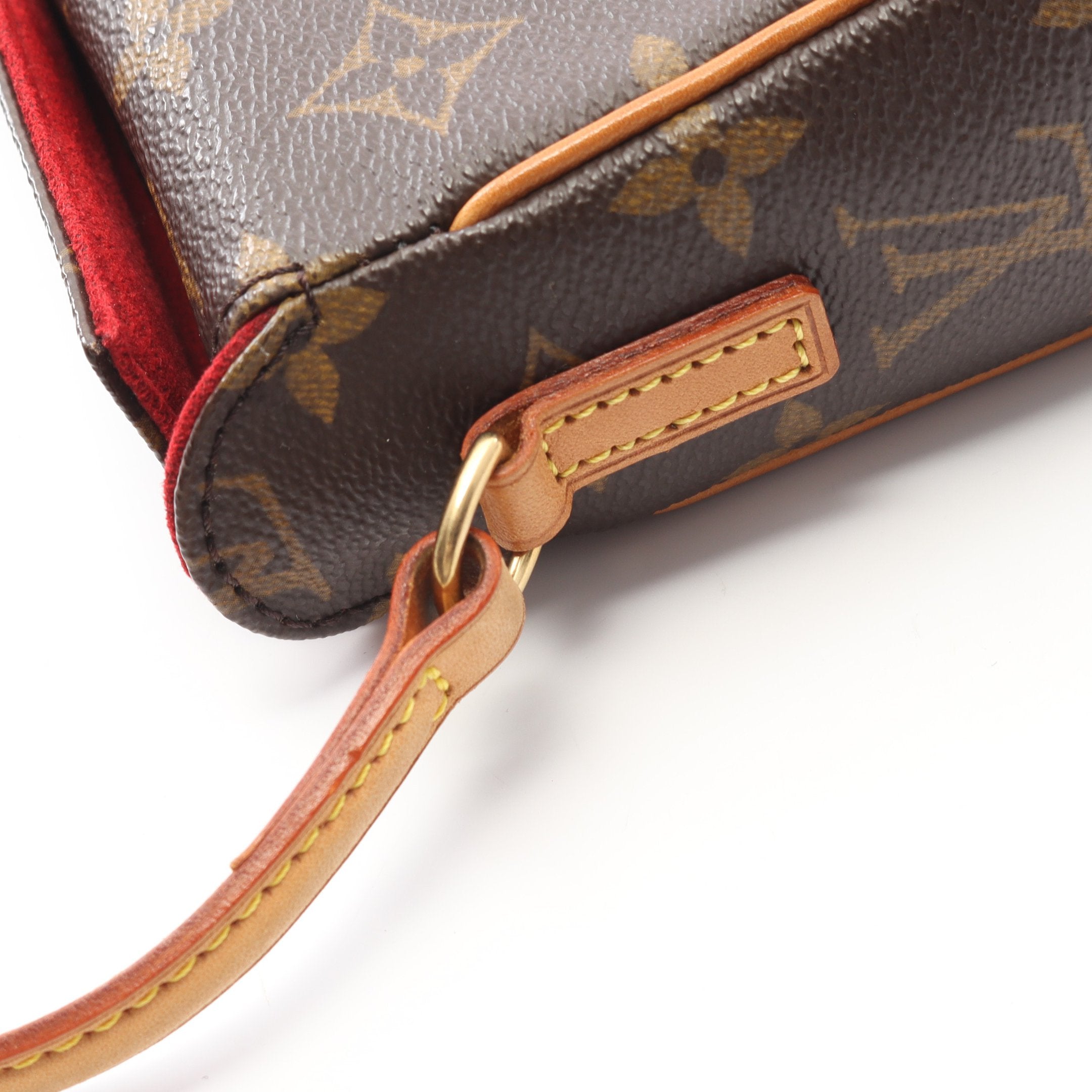 レシタル モノグラム ハンドバッグ PVC レザー ブラウン ルイヴィトン