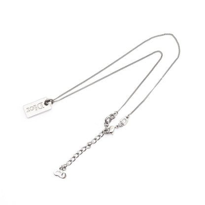 ネックレス ロゴプレート シルバー クリスチャンディオール アクセサリー Christian Dior