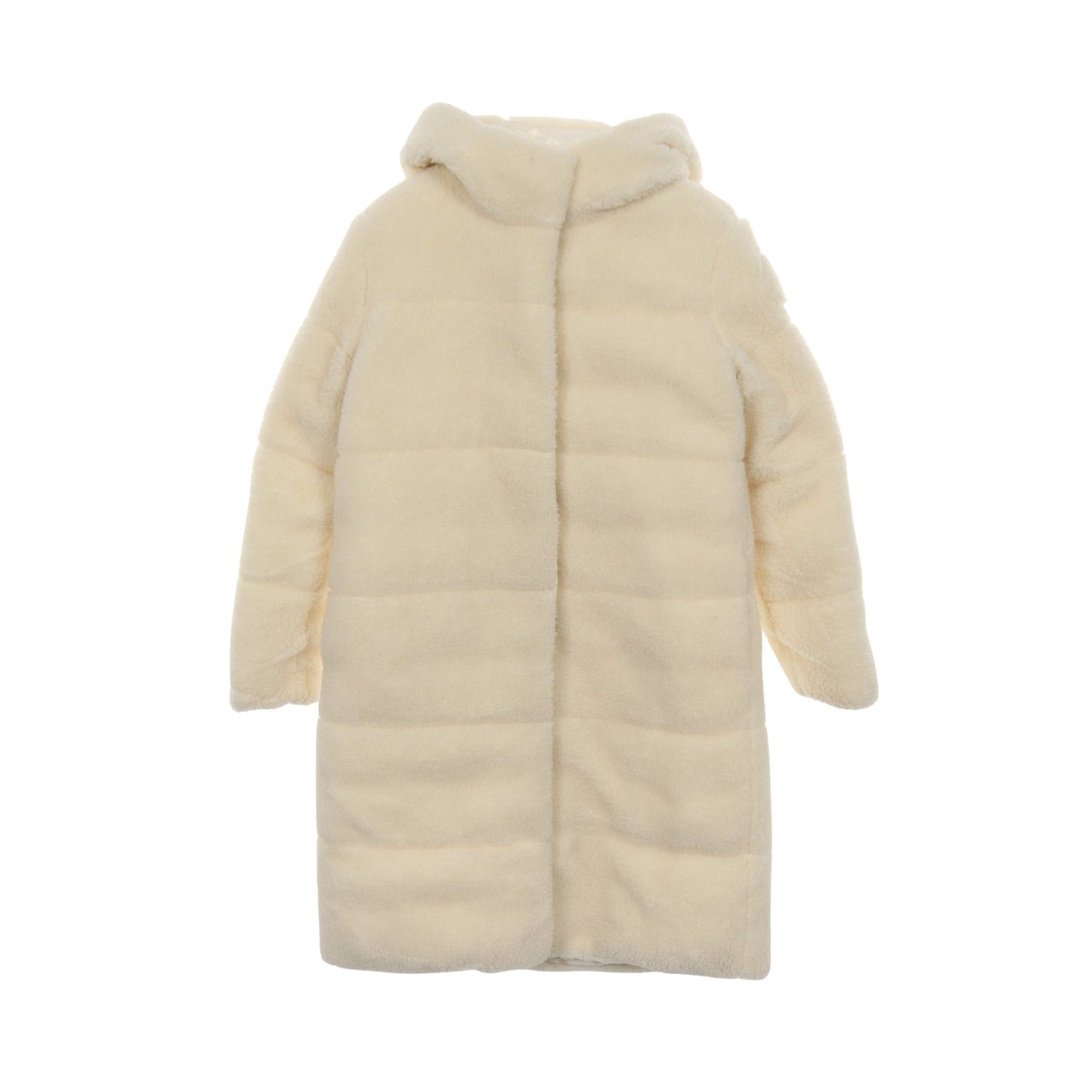 BAGAUD キッズ リバーシブル ボアコート ダウンコート ナイロン オフホワイト フード付き モンクレール アウター MONCLER
