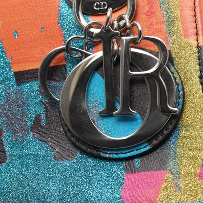 レディディオール スモール Christian Dior × Chris Martin ハンドバッグ レザー グリッター マルチカラー 2WAY 数量限定モデル クリスチャンディオール バッグ Christian Dior