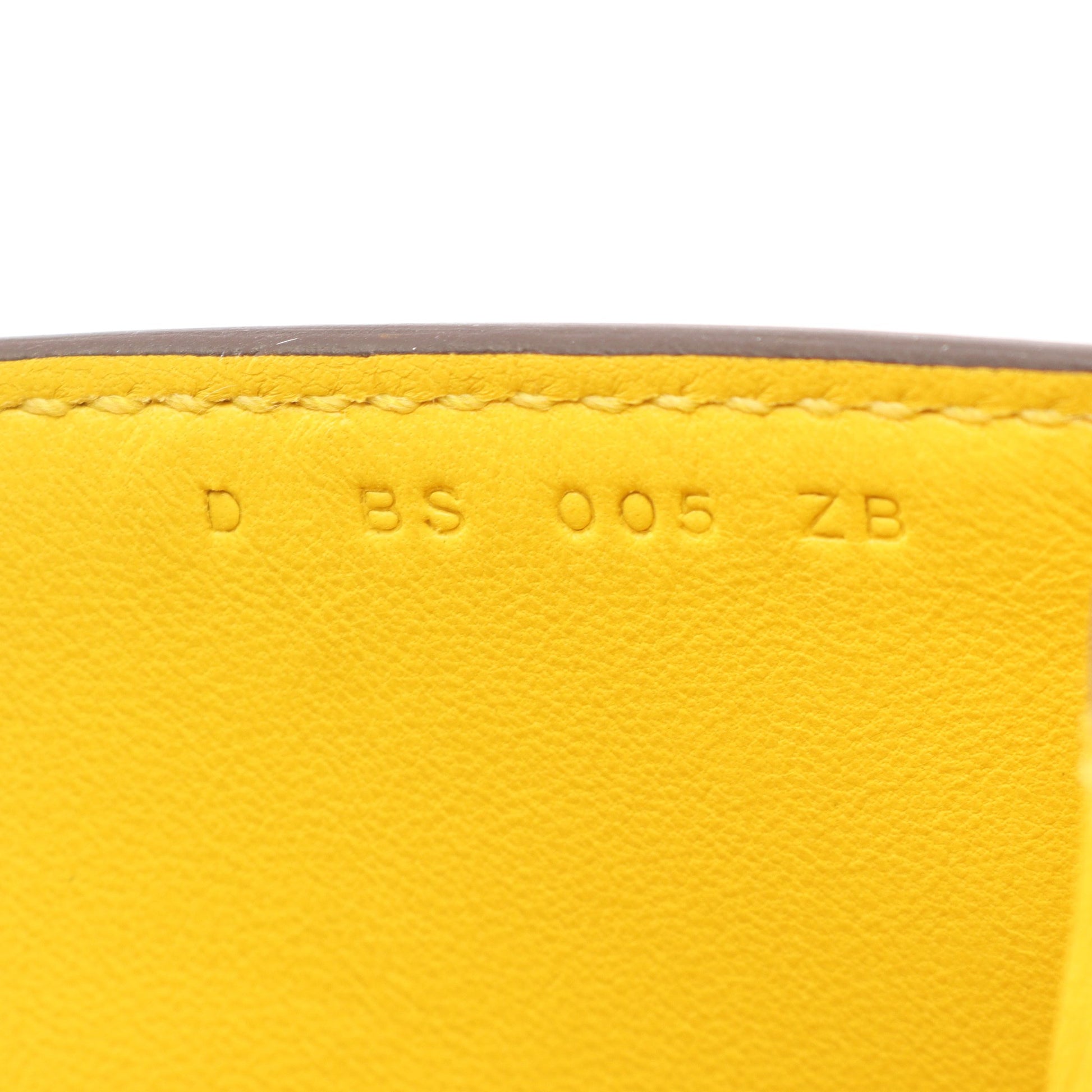 ツインズ ジョーヌアンブル ショルダーバッグ エバーカラー イエロー シルバー金具 D刻印 エルメス バッグ HERMES