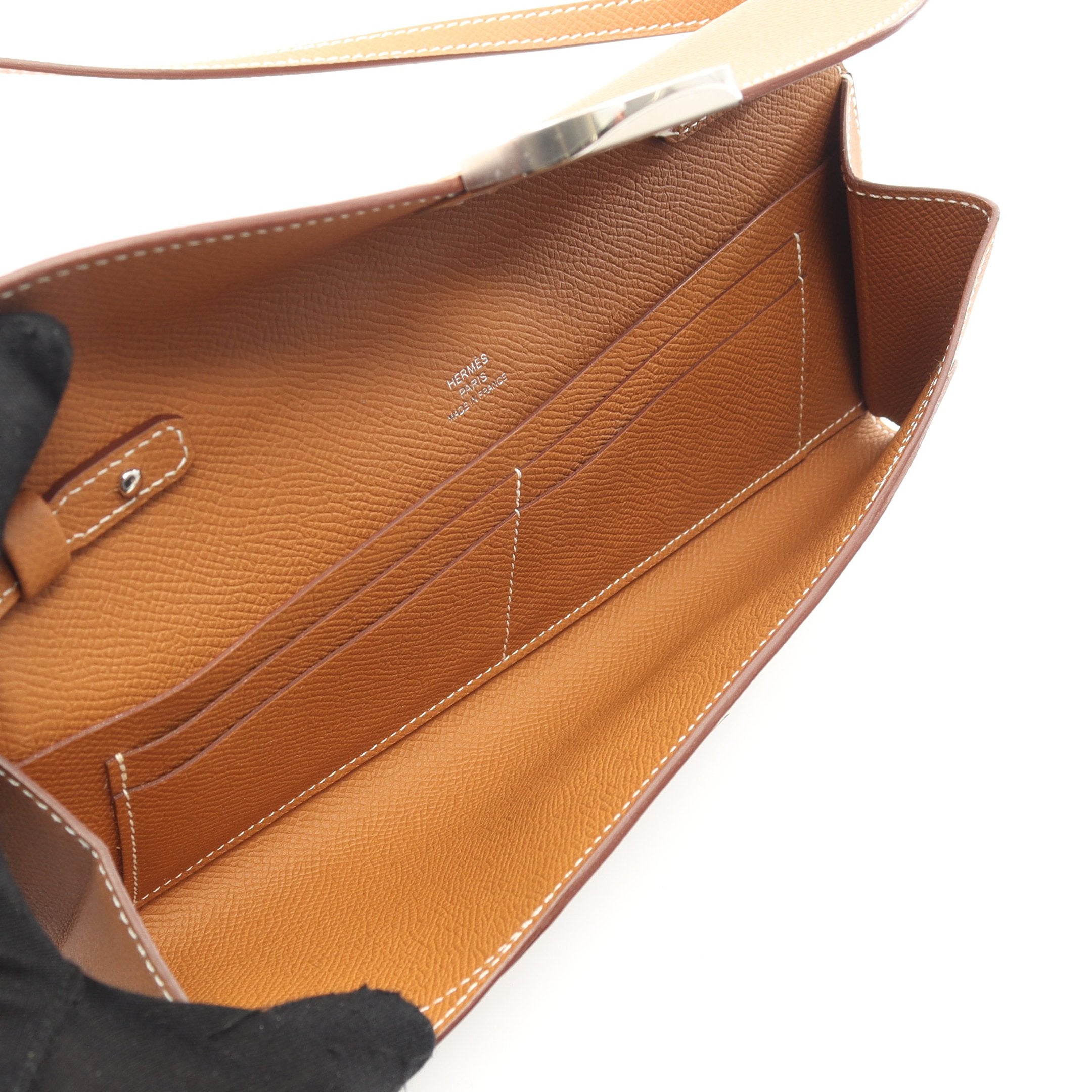 エルメス HERMES シェーヌダンクル トゥーゴー ショルダーバッグ バッグ レザー ヴォーエプソン ヴォーエプソン レディース ブラウン系 【中古】 シェーヌダンクル トゥーゴー ゴールド ショルダーバッグ ヴォー