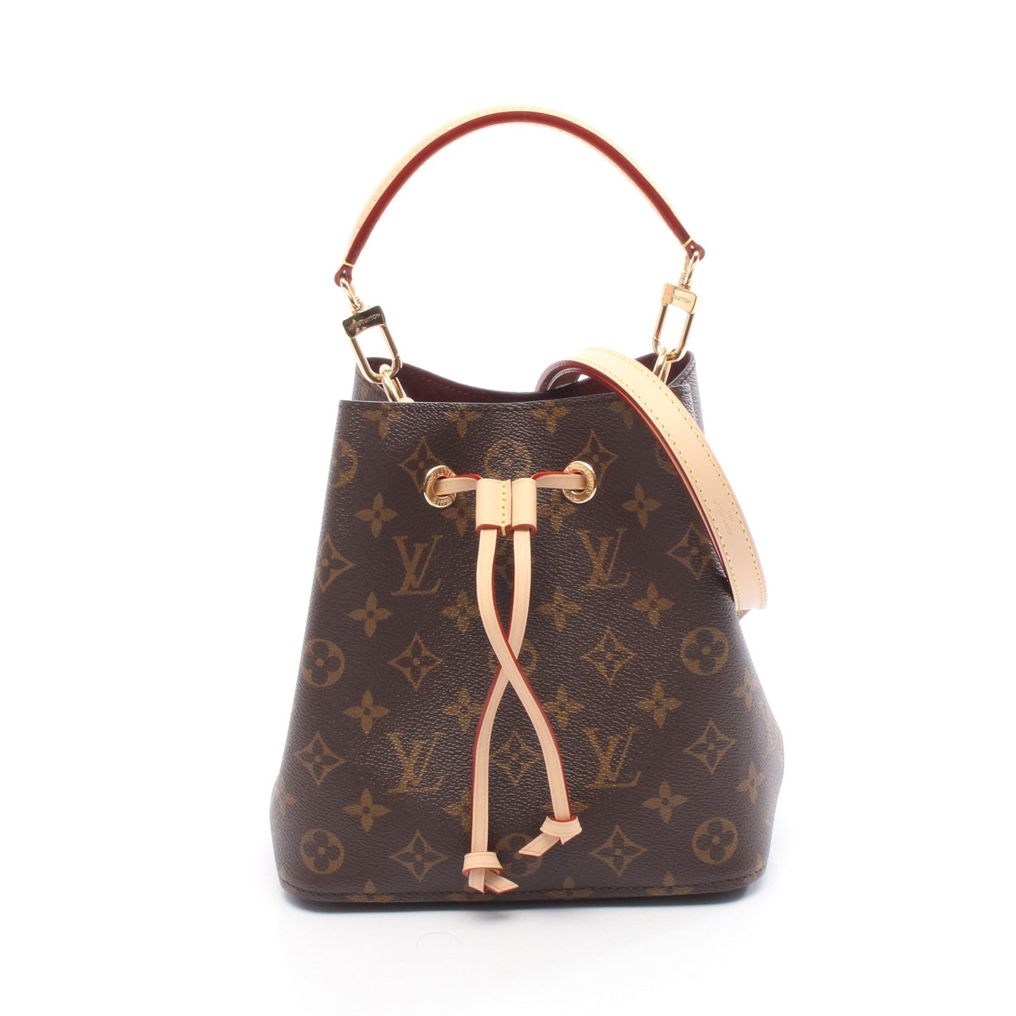 ネオノエBB モノグラム ハンドバッグ PVC レザー ブラウン ルイヴィトン バッグ LOUIS VUITTON