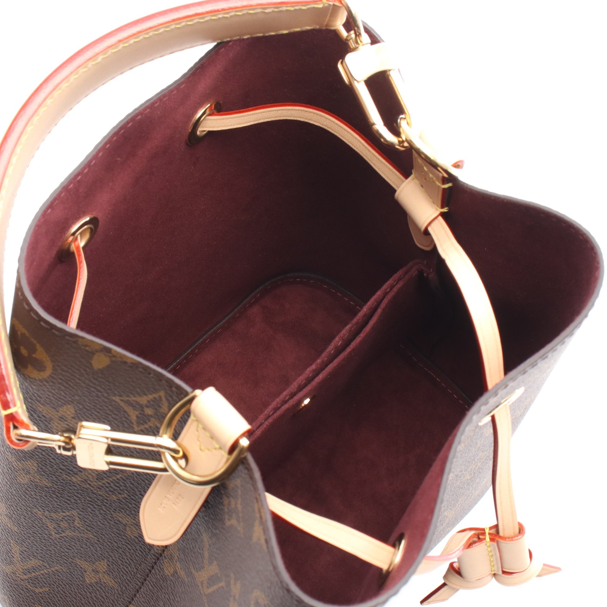ネオノエBB モノグラム ハンドバッグ PVC レザー ブラウン ルイヴィトン バッグ LOUIS VUITTON