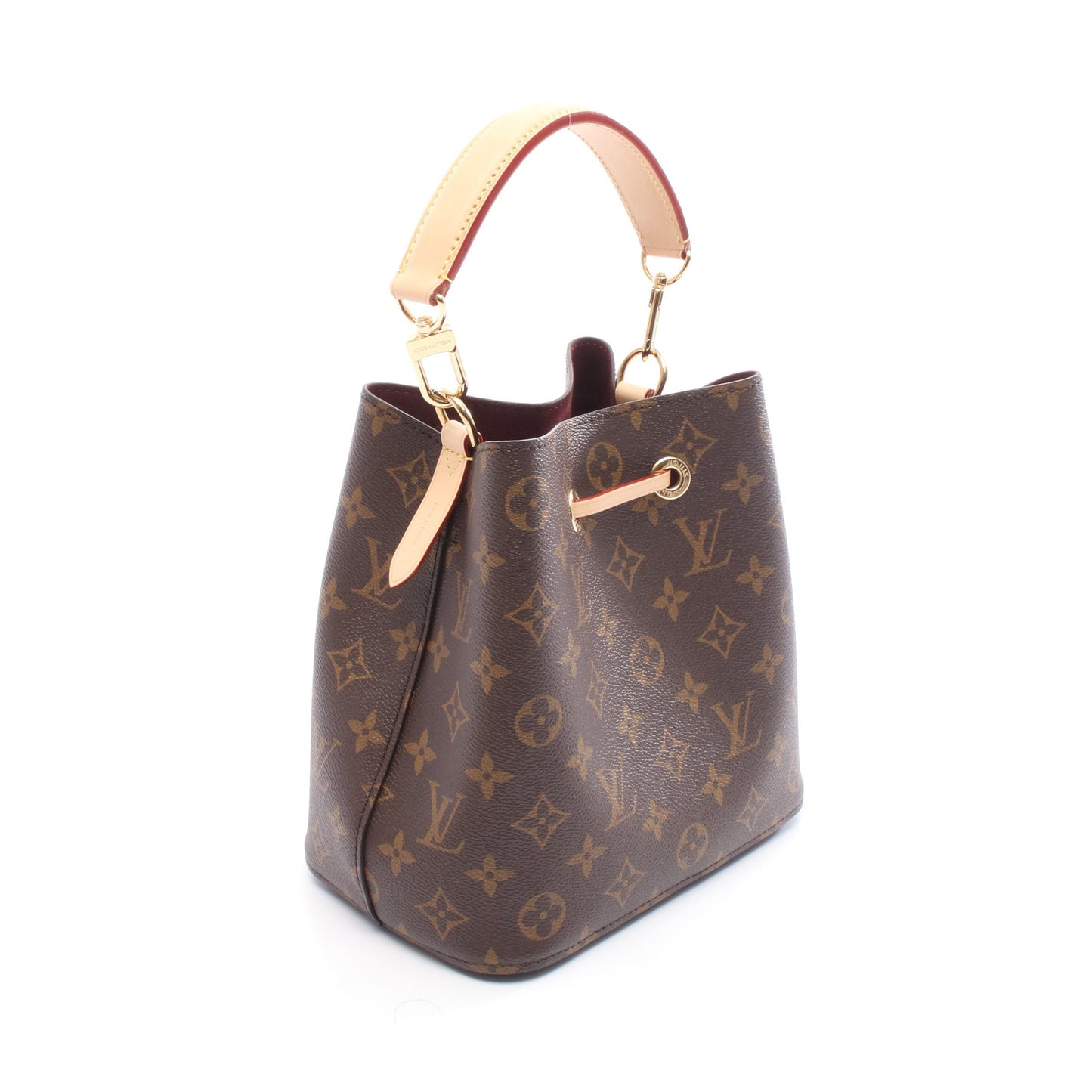 ネオノエBB モノグラム ハンドバッグ PVC レザー ブラウン ルイヴィトン バッグ LOUIS VUITTON