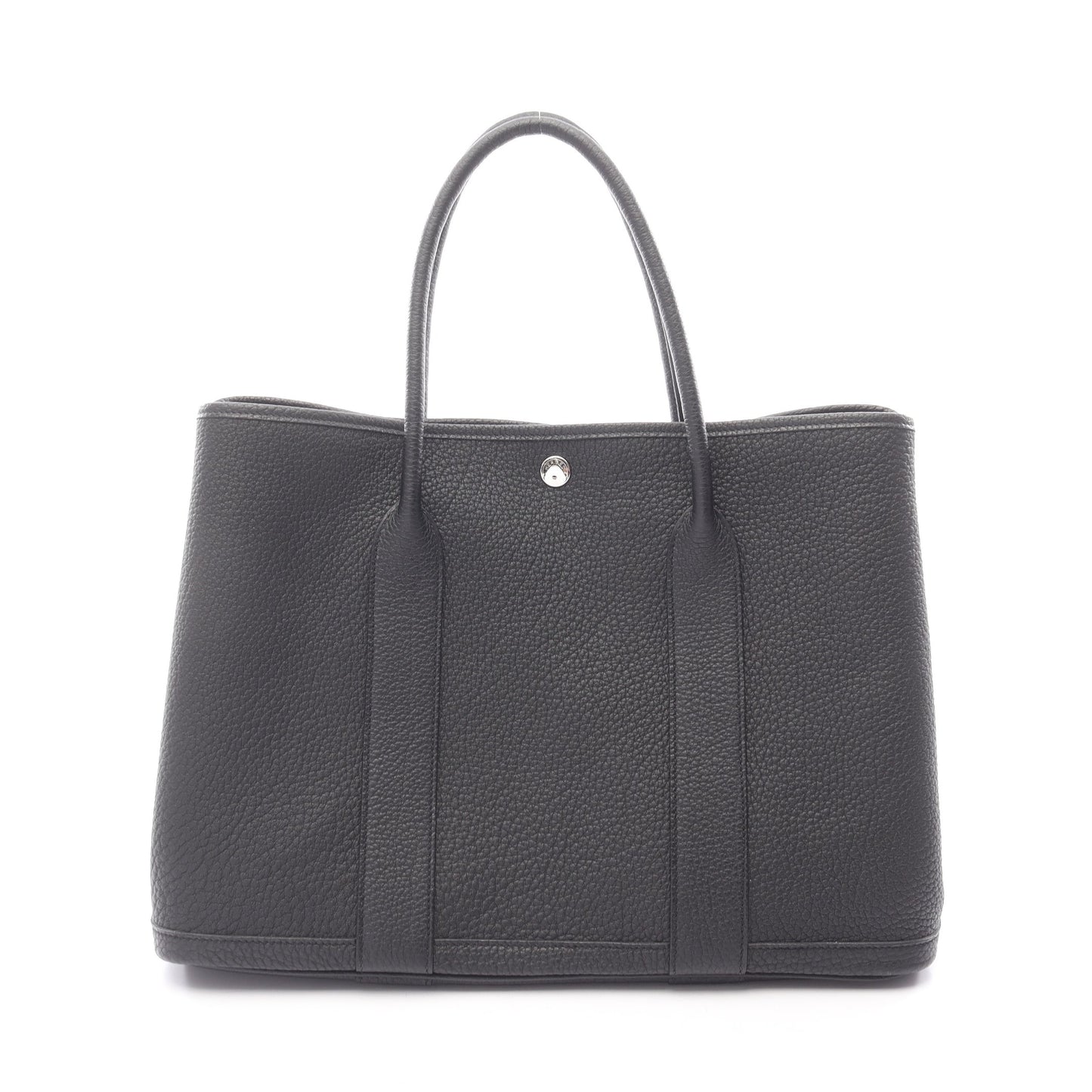 ガーデンパーティPM ハンドバッグ トートバッグ ネゴンダ ブラック シルバー金具 U刻印 エルメス バッグ HERMES
