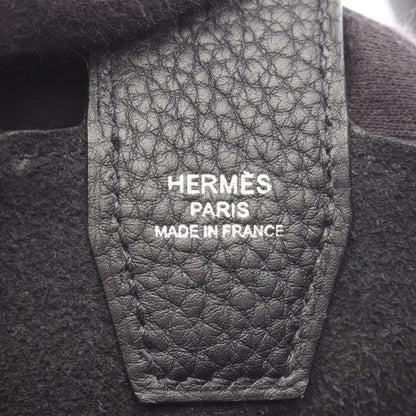 カバ ヴェルティージュ ショルダーバッグ トートバッグ トゴ ブラック シルバー金具 D刻印 エルメス バッグ HERMES