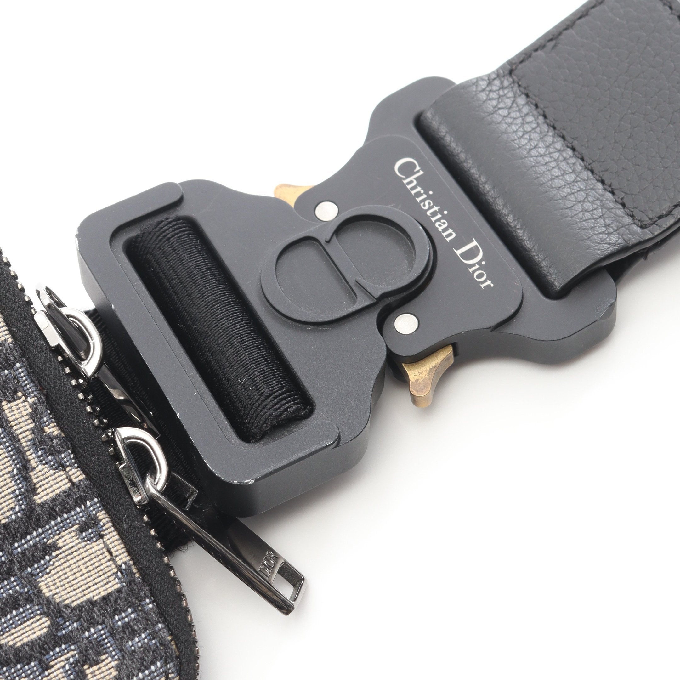 SADDLE サドル オブリーク ジャガード ボディバッグ キャンバス レザー