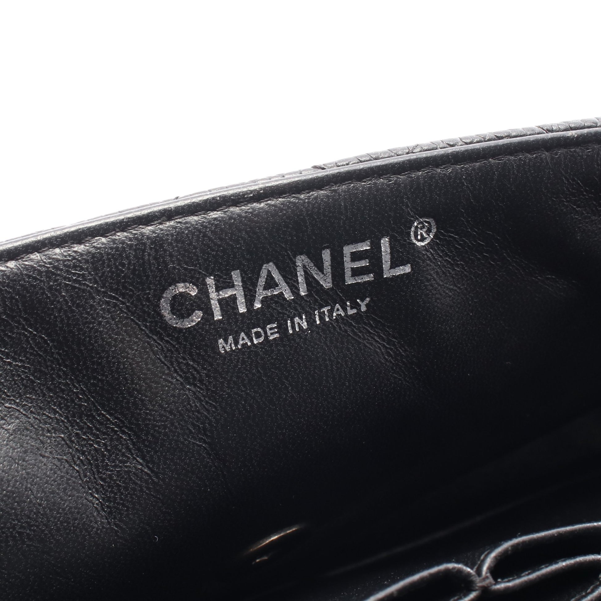 マトラッセ イーストウエスト チェーンショルダーバッグ キャビアスキン ブラック シルバー金具 シャネル バッグ CHANEL