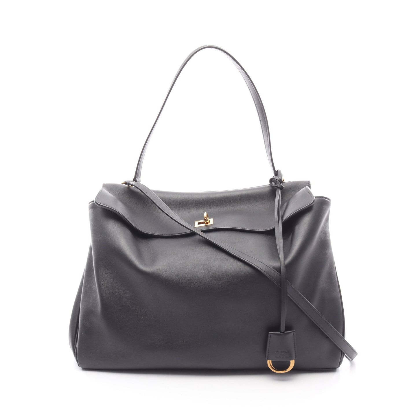ロデオ トップハンドル ラージ ハンドバッグ レザー ブラック 2WAY バレンシアガ バッグ BALENCIAGA