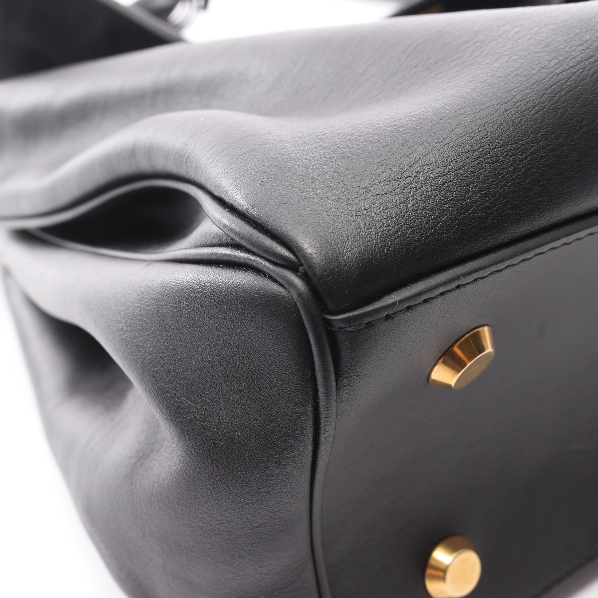 ロデオ トップハンドル ラージ ハンドバッグ レザー ブラック 2WAY バレンシアガ バッグ BALENCIAGA