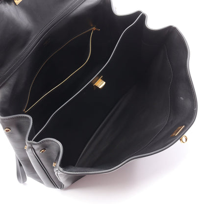 ロデオ トップハンドル ラージ ハンドバッグ レザー ブラック 2WAY バレンシアガ バッグ BALENCIAGA