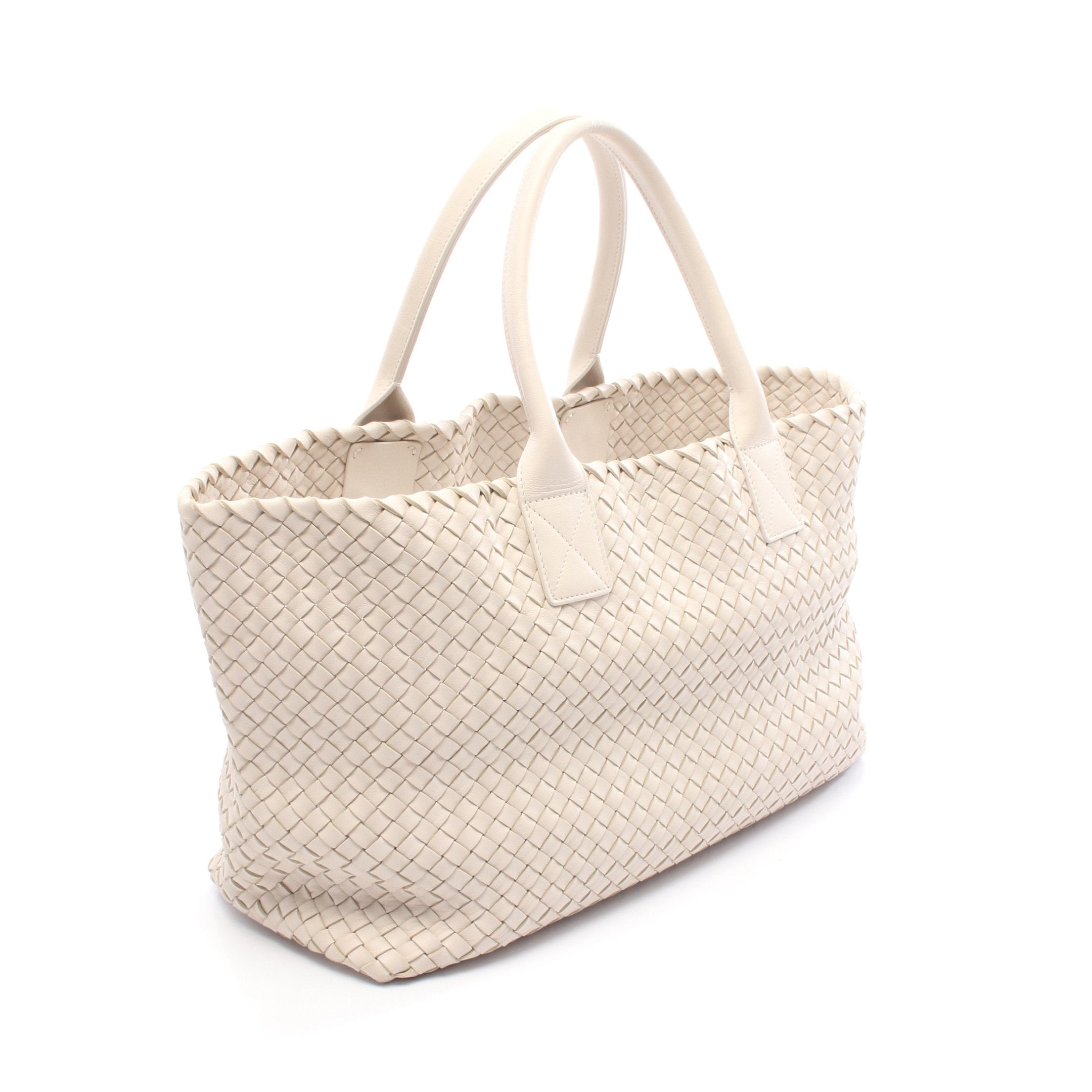 カバMM イントレチャート ハンドバッグ トートバッグ レザー オフ