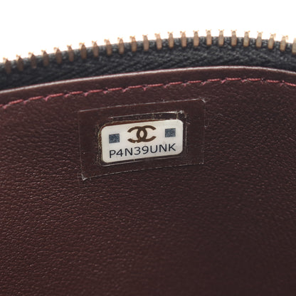 マトラッセ スモールバニティ チェーンショルダーバッグ ラムスキン ブラック ゴールド金具 シャネル バッグ CHANEL
