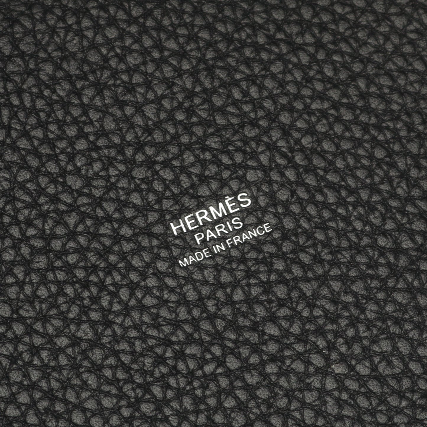 ピコタンロックPM ハンドバッグ トリヨンクレマンス ブラック シルバー金具 B刻印 エルメス バッグ HERMES