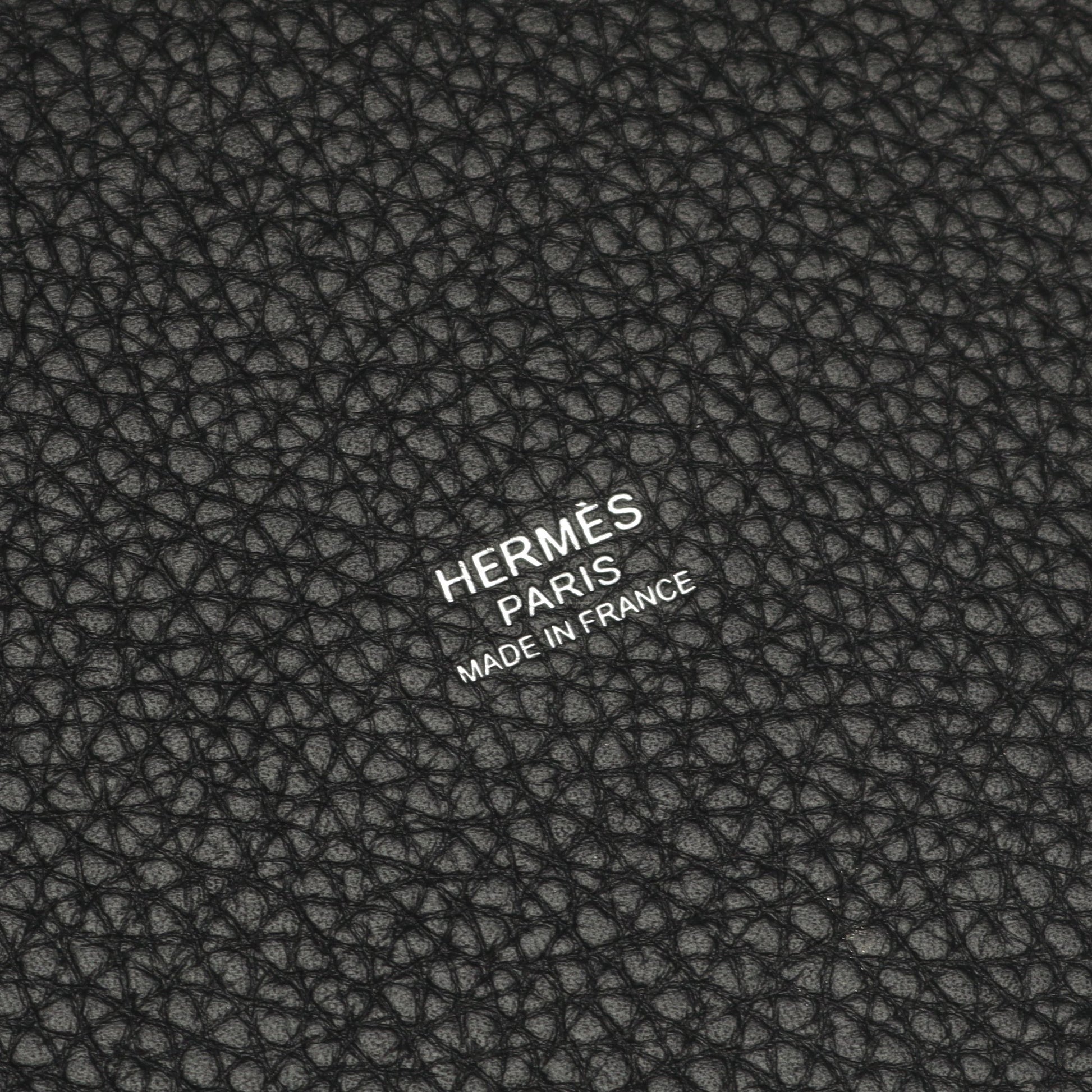 ピコタンロックPM ハンドバッグ トリヨンクレマンス ブラック シルバー金具 B刻印 エルメス バッグ HERMES