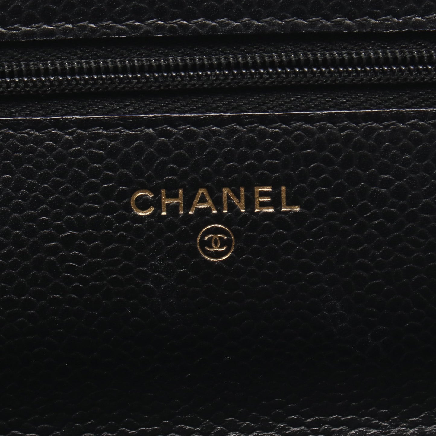 マトラッセ チェーンウォレット キャビアスキン ブラック ゴールド金具 シャネル バッグ CHANEL