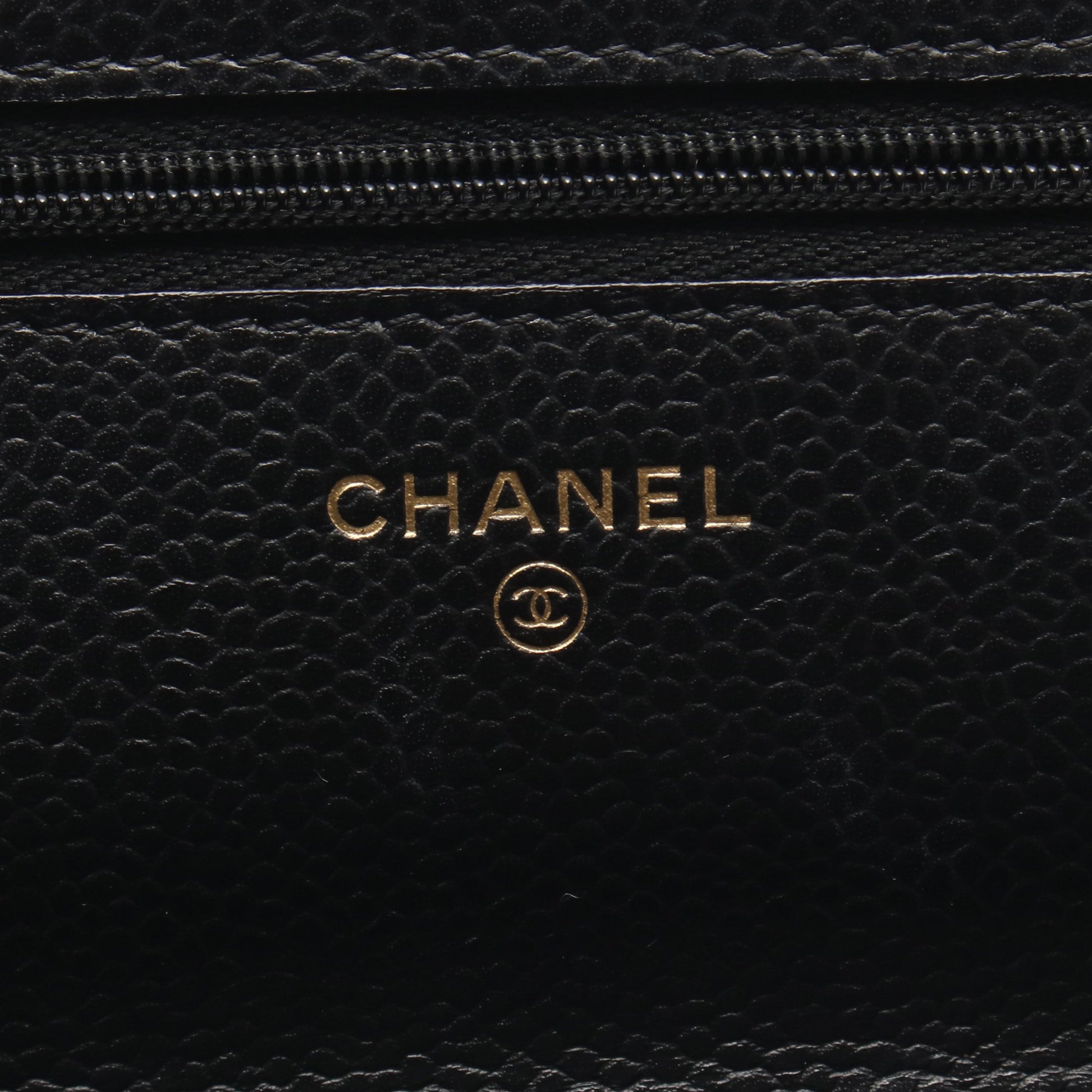 マトラッセ チェーンウォレット キャビアスキン ブラック ゴールド金具 シャネル バッグ CHANEL