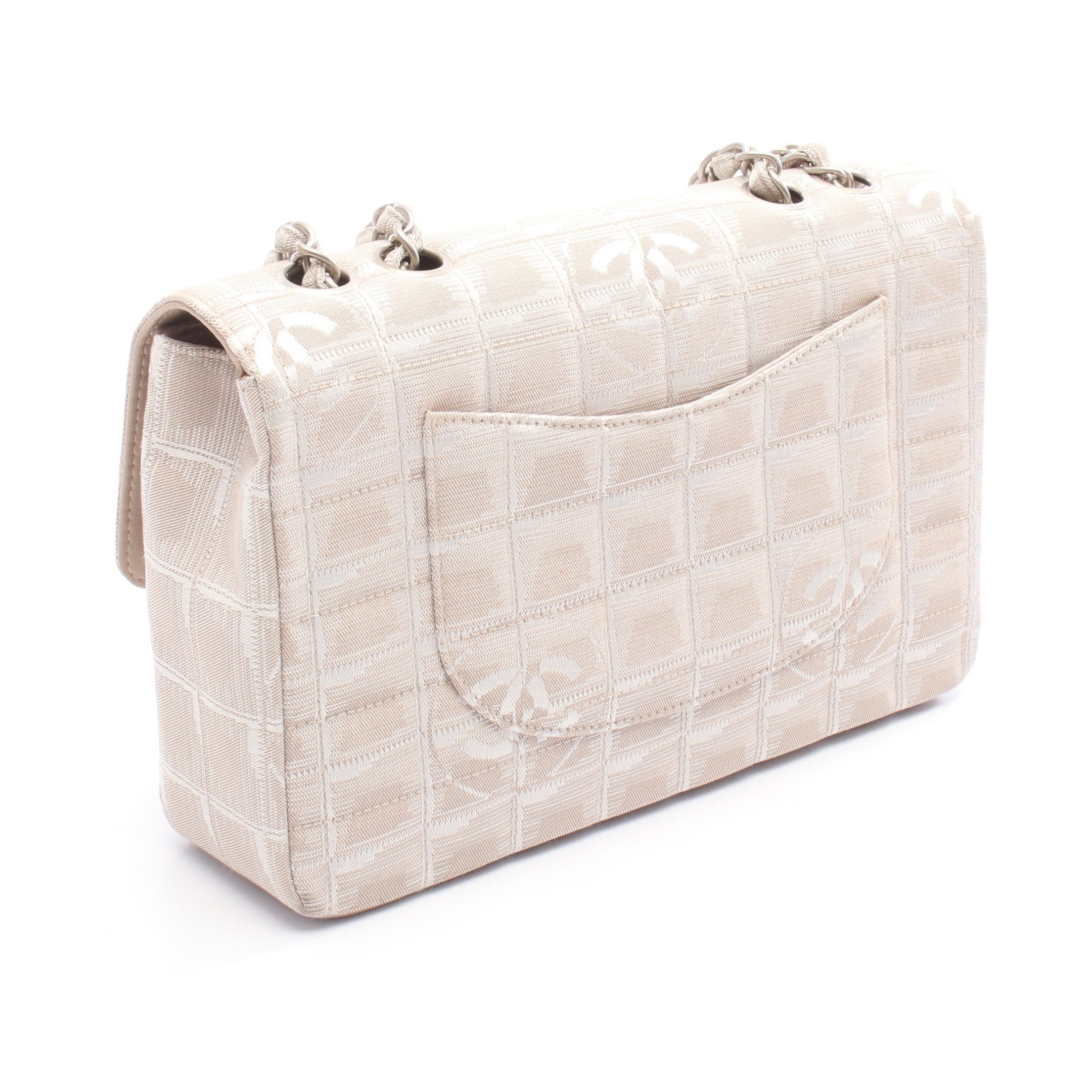 シャネル ニュートラベルライン ホワイト ナイロン ショルダーバッグ CHANEL シャネル ニュートラベルライン ショルダーバッグ ナイロン素材