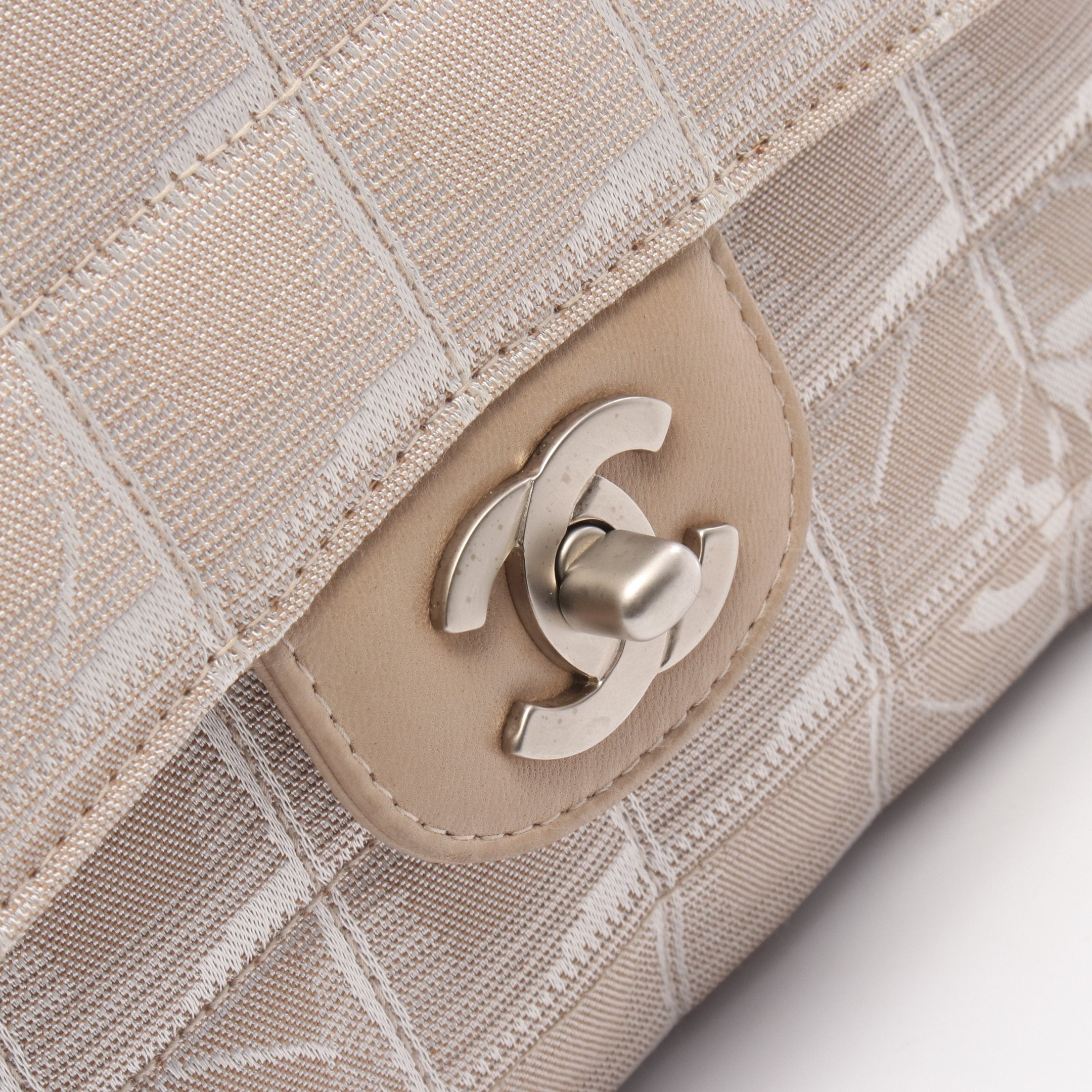 ニュートラベルライン Wチェーンショルダーバッグ ナイロンキャンバス