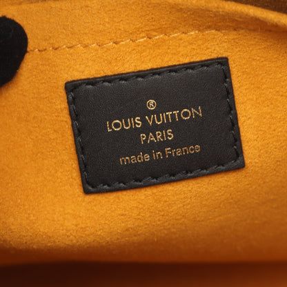 オンマイサイドMM モノグラムタフタージュ ノワール ハンドバッグ レザー ブラック 2WAY ルイヴィトン バッグ LOUIS VUITTON