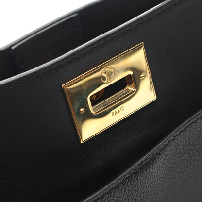 オンマイサイドMM モノグラムタフタージュ ノワール ハンドバッグ レザー ブラック 2WAY ルイヴィトン バッグ LOUIS VUITTON