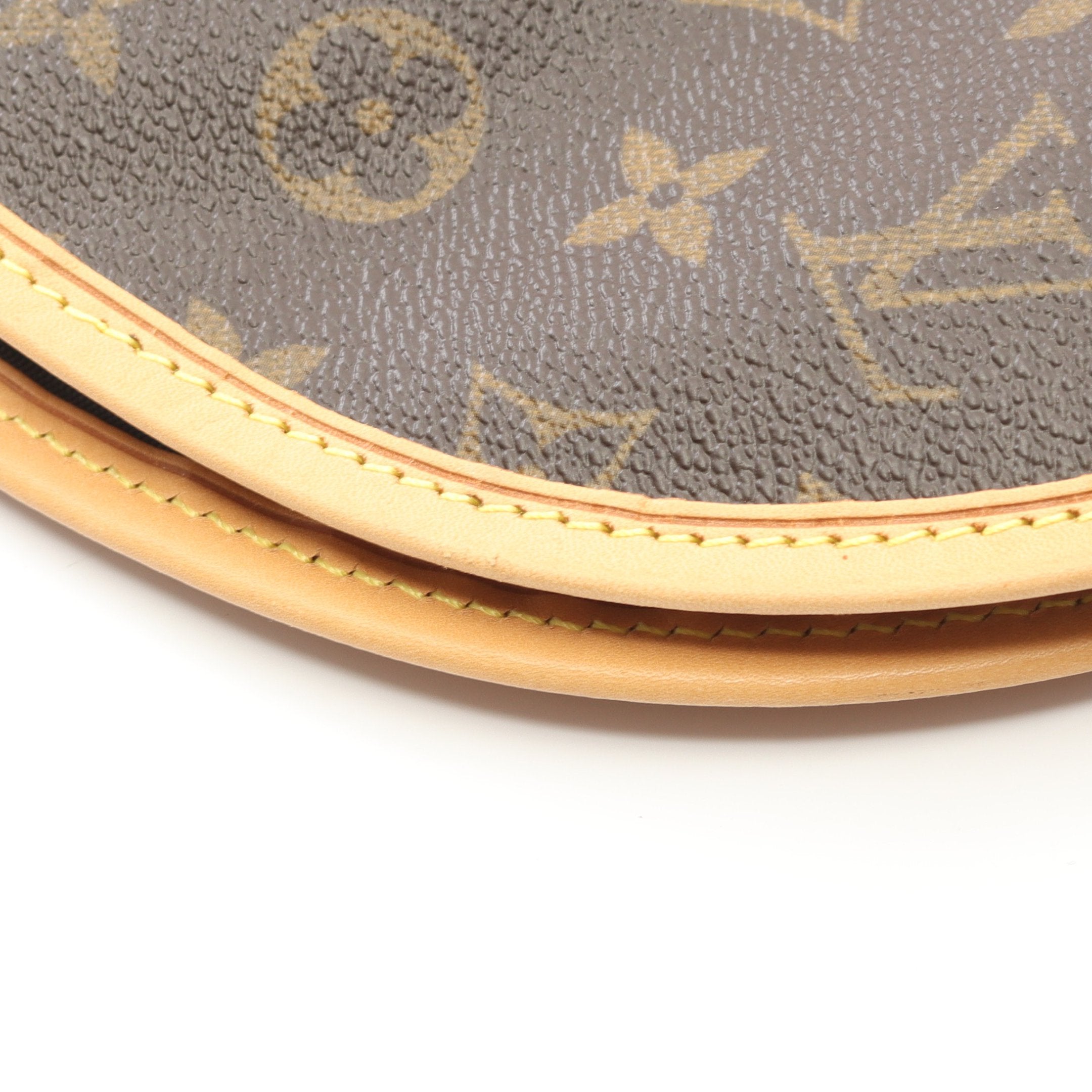 ウスポルトアビ モノグラム ガーメントバッグ PVC レザー ブラウン