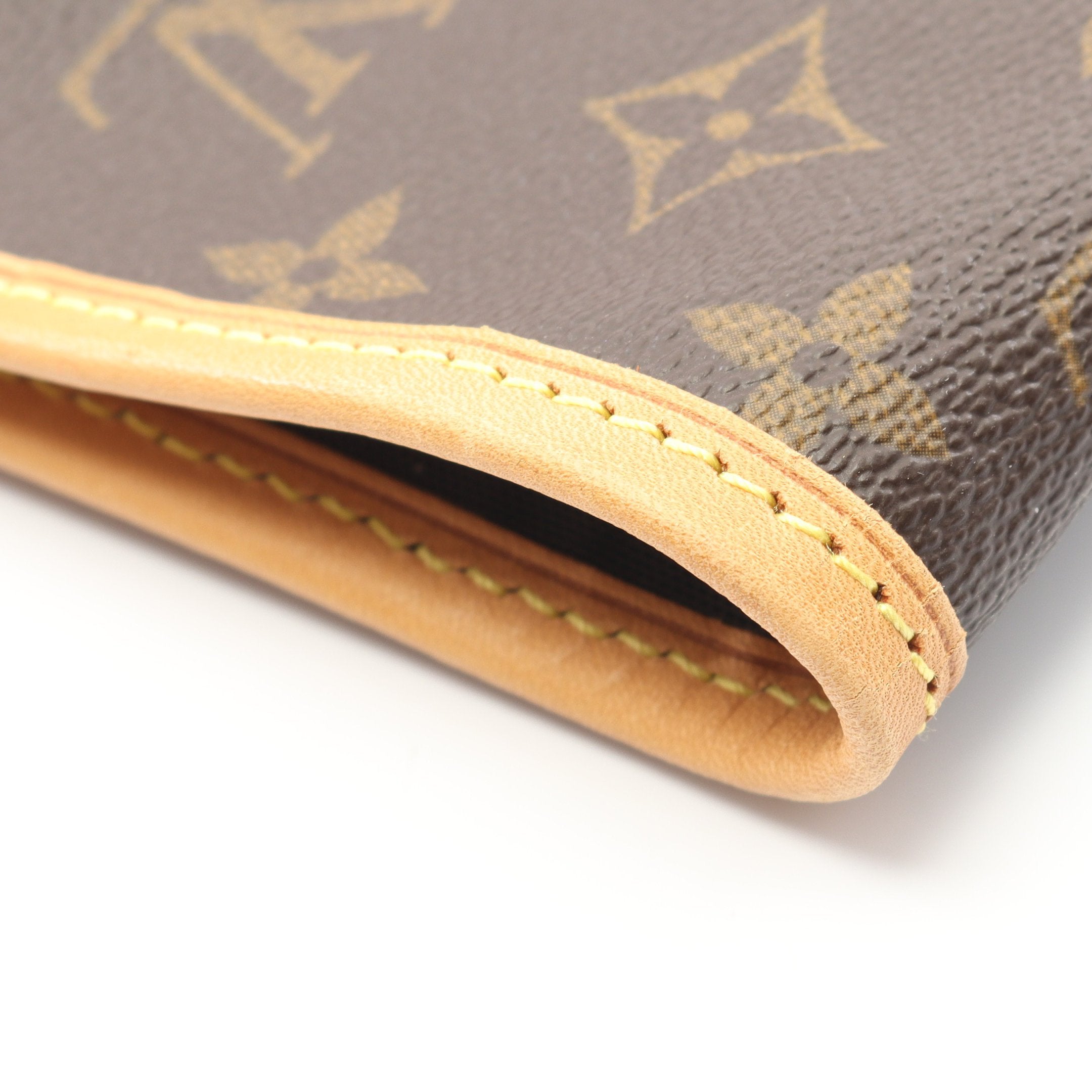 ウスポルトアビ モノグラム ガーメントバッグ PVC レザー ブラウン