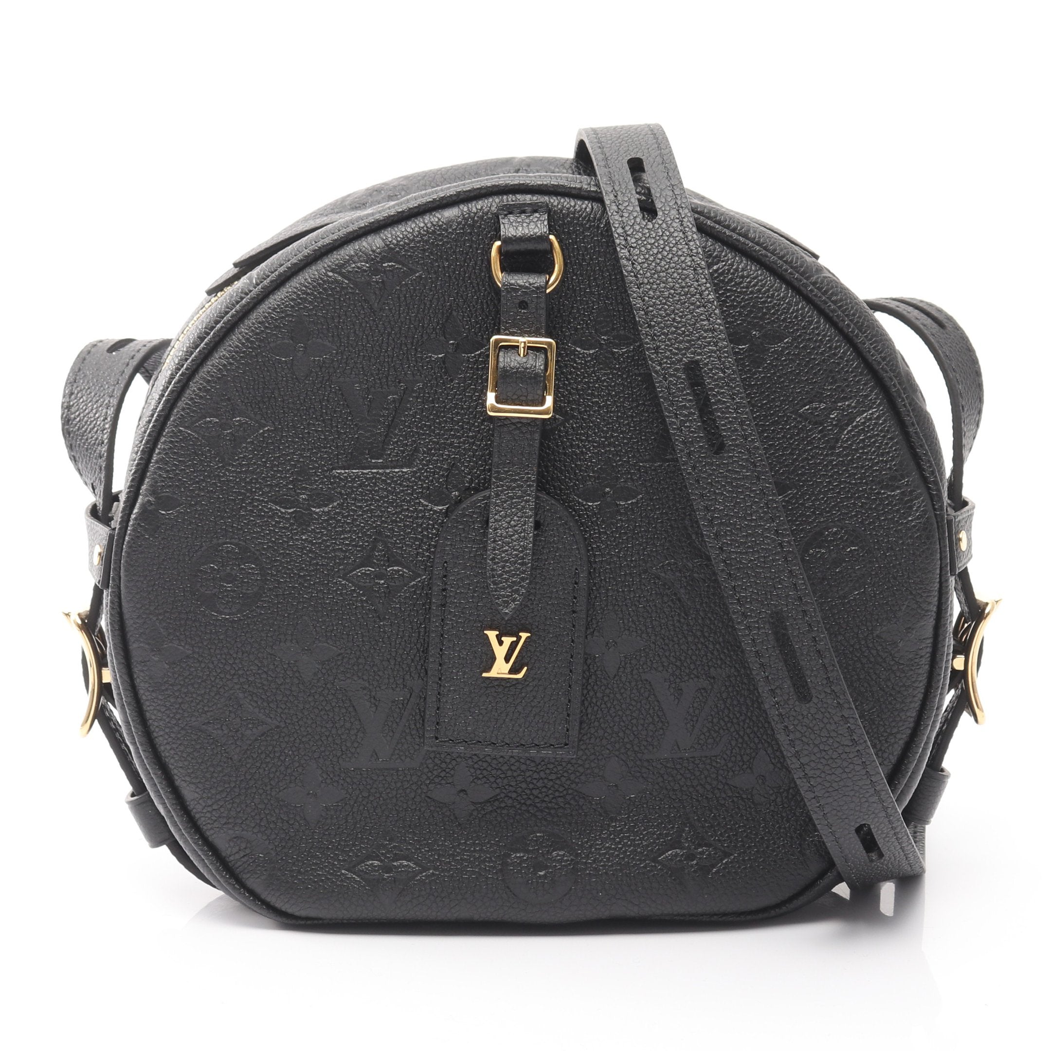箱あり　LOUISVUITTON ボワット シャポースープル　ルイヴィトン　バッグ ボワット シャポー スープルMM モノグラムアンプラント ノワール
