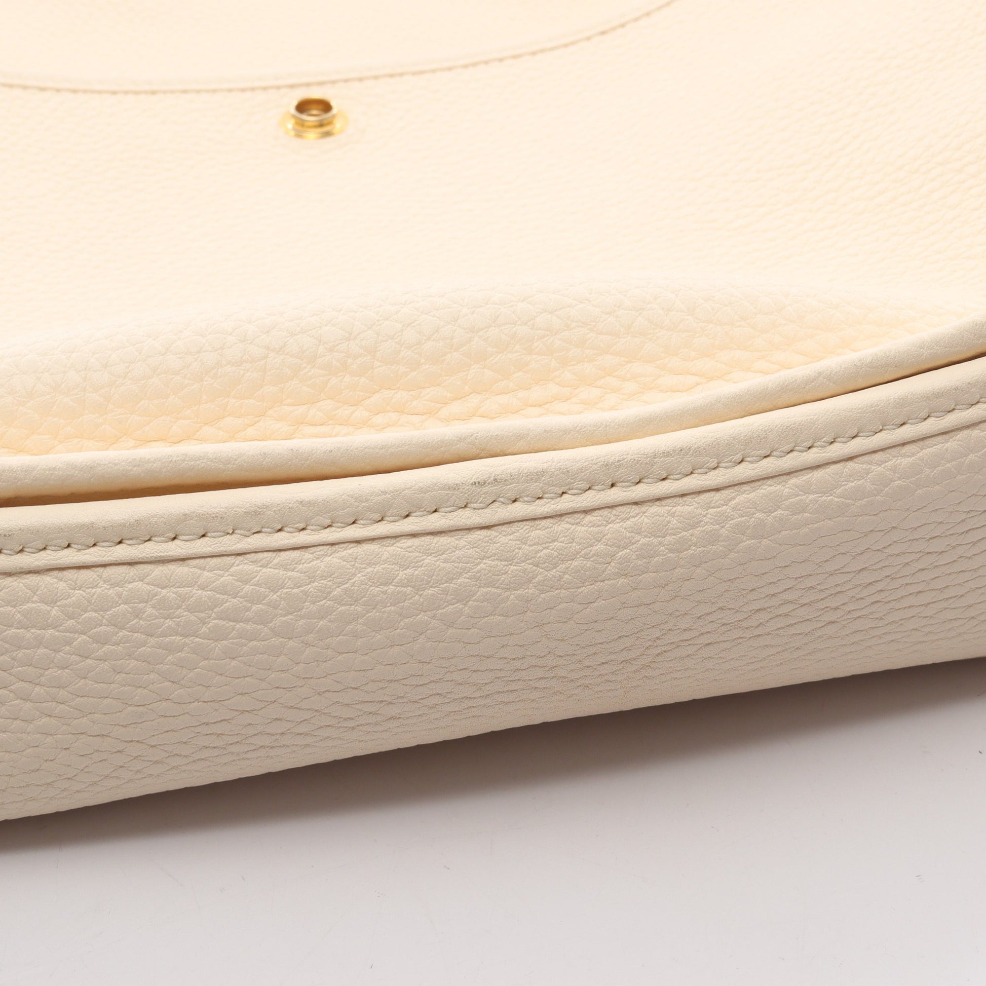 エヴリン 3 トロワ PM ナタ ショルダーバッグ トリヨンクレマンス アイボリー ゴールド金具 Z刻印 エルメス バッグ HERMES