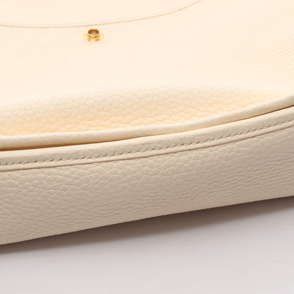エヴリン 3 トロワ PM ナタ ショルダーバッグ トリヨンクレマンス アイボリー ゴールド金具 Z刻印 エルメス バッグ HERMES