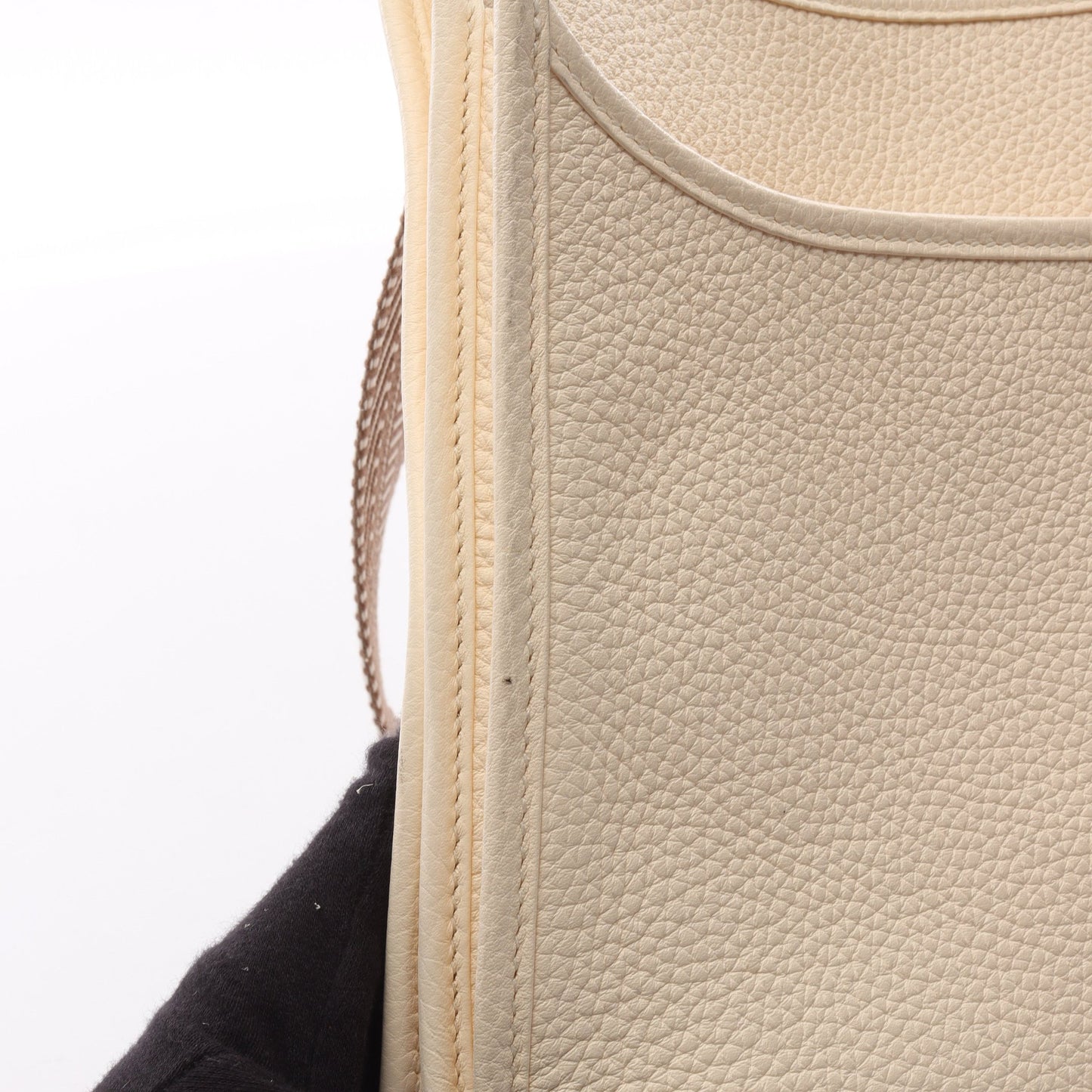 エヴリン 3 トロワ PM ナタ ショルダーバッグ トリヨンクレマンス アイボリー ゴールド金具 Z刻印 エルメス バッグ HERMES
