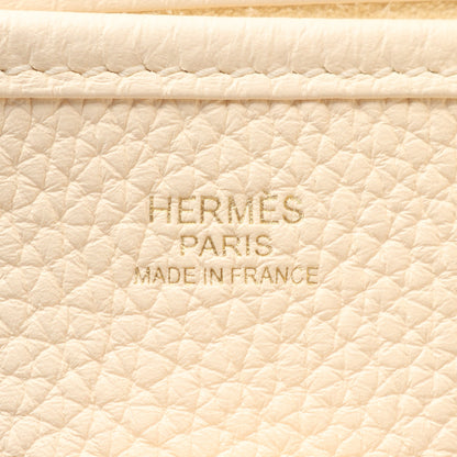 エヴリン 3 トロワ PM ナタ ショルダーバッグ トリヨンクレマンス アイボリー ゴールド金具 Z刻印 エルメス バッグ HERMES