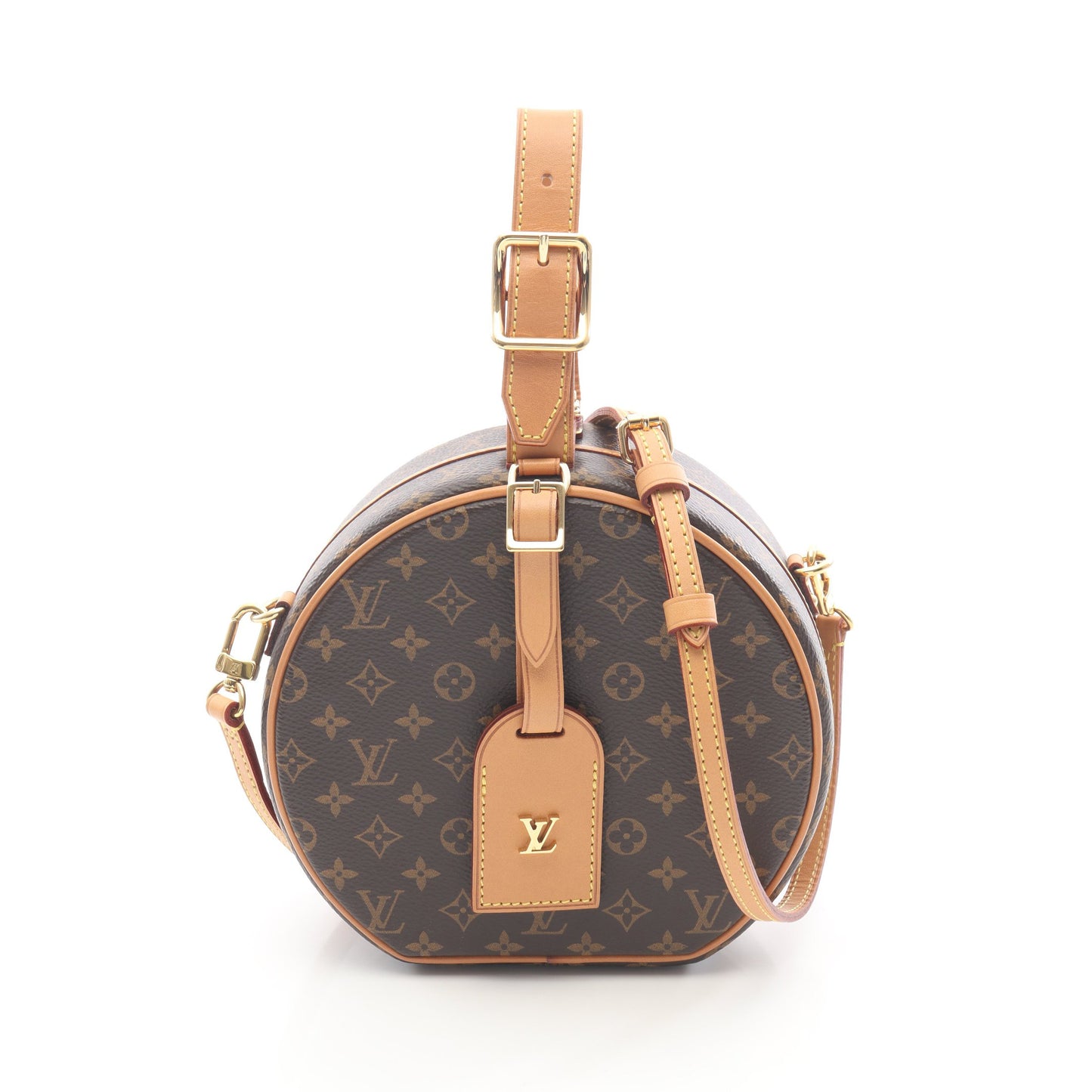 プティット ボワット シャポー モノグラム ハンドバッグ PVC レザー ブラウン 2WAY ルイヴィトン バッグ LOUIS VUITTON