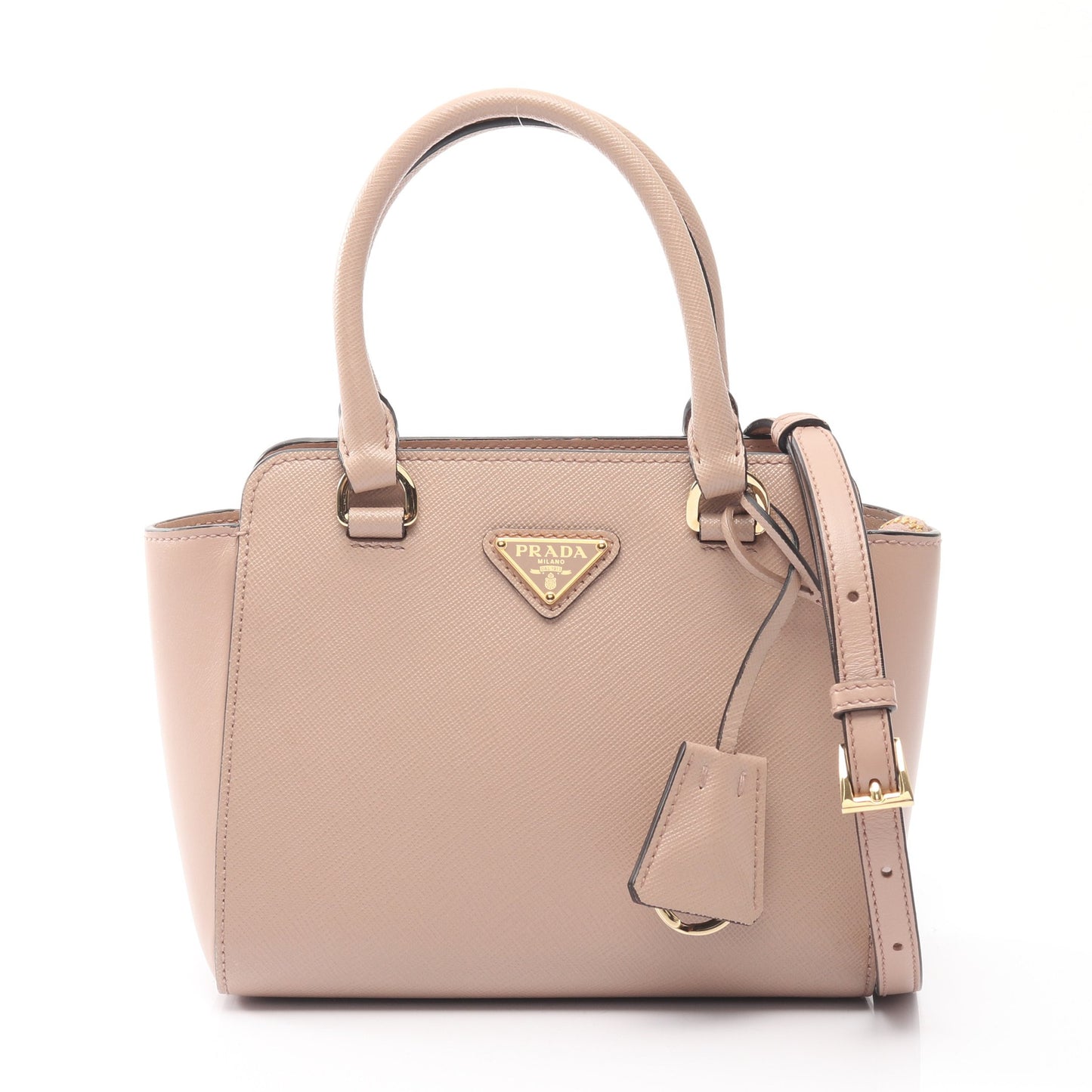 SAFFIANO ＋ SOFT C ハンドバッグ サフィアーノレザー グレーベージュ 