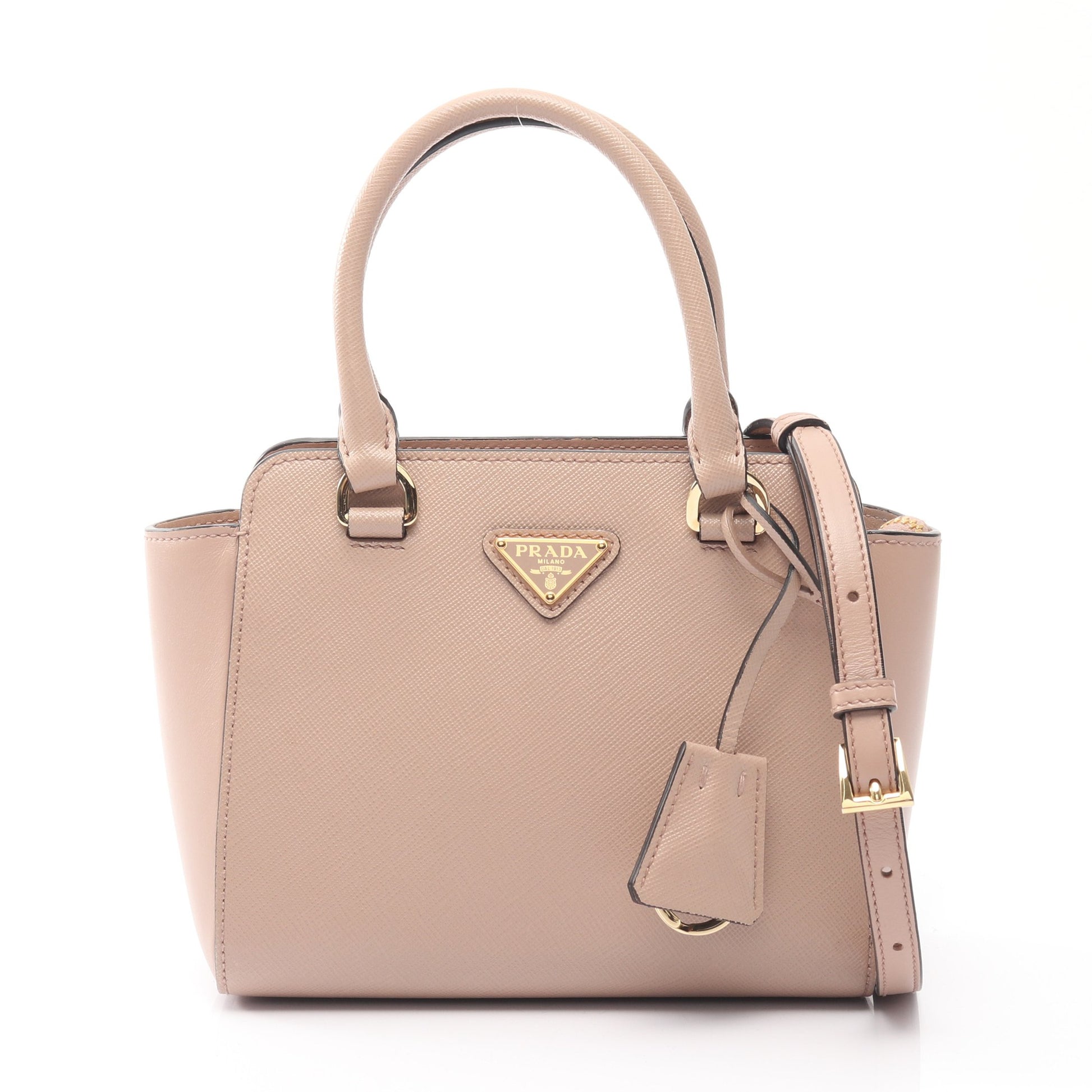 SAFFIANO ＋ SOFT C ハンドバッグ サフィアーノレザー グレーベージュ 