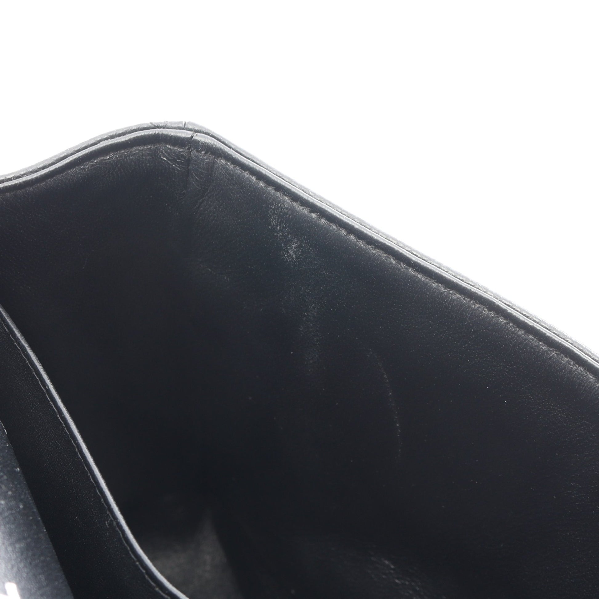 デカマトラッセ30 クラシック ラージ Wフラップ Wチェーンショルダーバッグ キャビアスキン ブラック アンティークシルバー金具 シャネル バッグ CHANEL