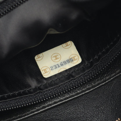 ダイヤステッチ チェーンショルダーバッグ ラムスキン ブラック ゴールド金具 タッセル ヴィンテージ シャネル バッグ CHANEL